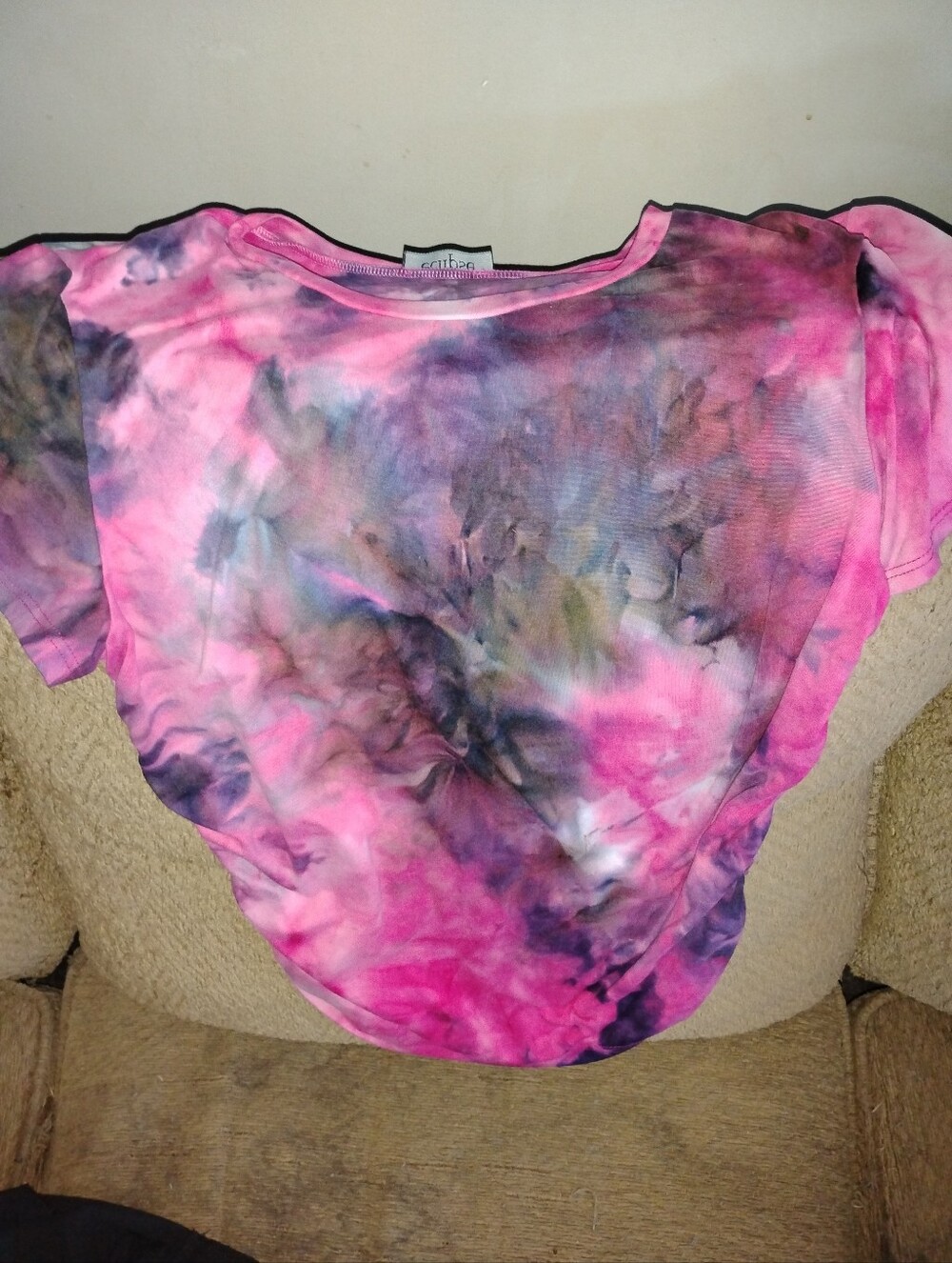 Tie-Dye Pink Short Sleeve Women’s T-Shirt